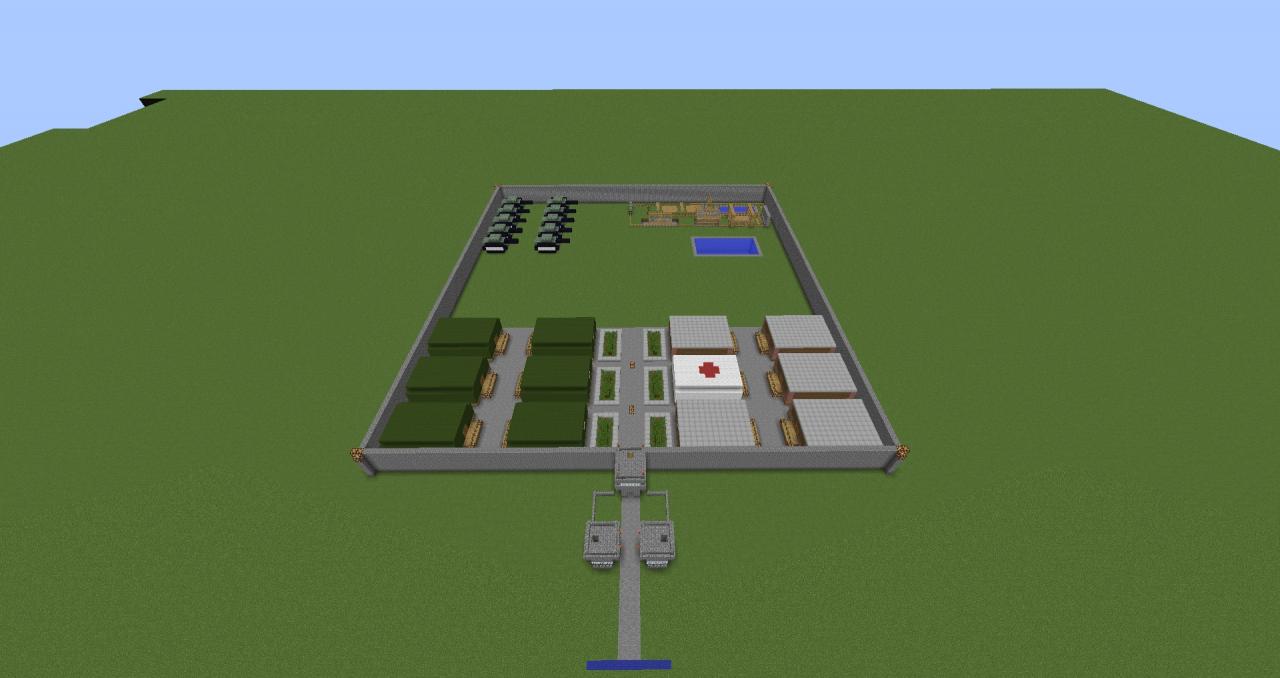 Minecraft 1.12.2 military base map download